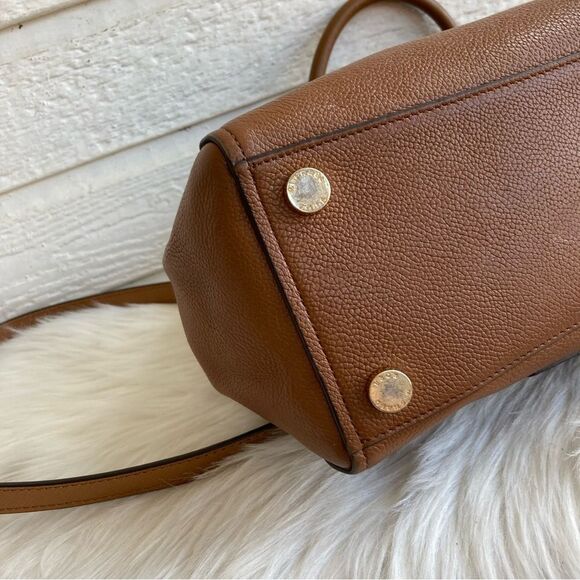 MICHAEL KORS Tan Acorn Hayes Satchel + Wallet Raven Jet Set Bedford Selma Mercer - Picture 12 of 12